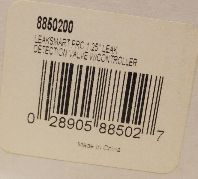 LeakSmart 8850200 Automatic Water Leak Detection Shut-off