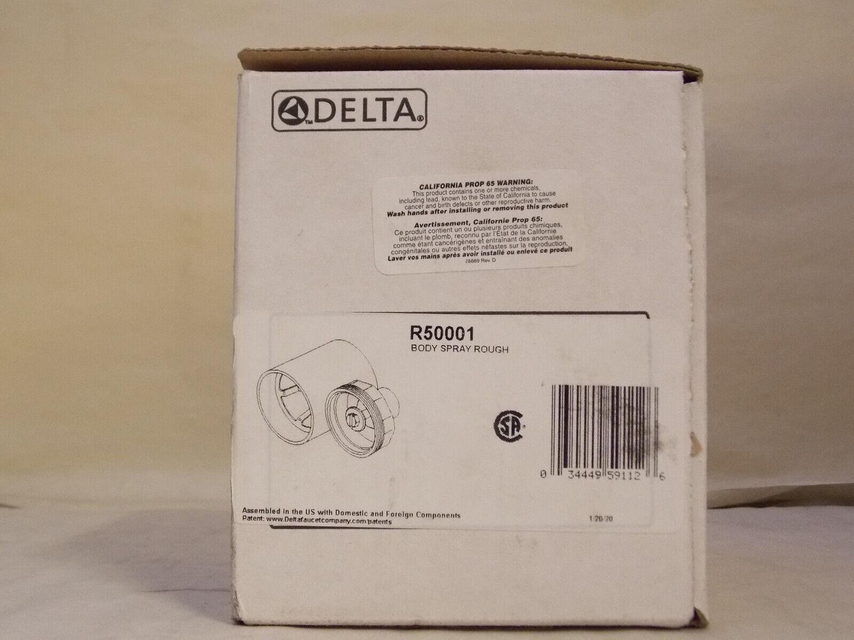 Delta R50001 Body Spray Rough In Valve