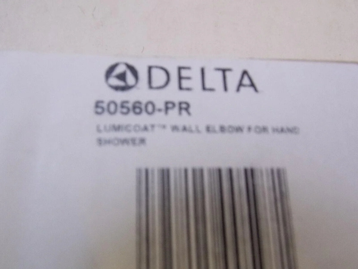 Delta 50560PR WallMount Supply Wall Elbow Part Lumicoat Chrome
