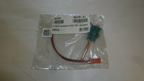 Discount clearance closeout open box and discontinued Allied Heater & Parts | Allied Air 99W80 103735-01 Manual Reset High Pressure Switch SPST