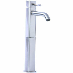 Discount clearance closeout open box and discontinued CIFIAL Faucets , Shower , Plumbing Fixtures and Parts | Cifial 224.101.620 Techno Quadra 25 Single Handle High Profile Faucet - Nickel