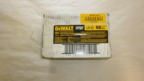 Discount clearance closeout open box and discontinued DEWALT Tools | DeWalt DWA3SQ1IRB 50 PC 1/4