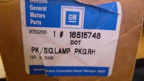 Discount clearance closeout open box and discontinued GENERAL MOTORS Auto Parts | GENERAL MOTORS OEM 16515748 - LAMP KIT PARK & T/SIG RH