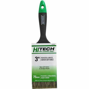 Discount clearance closeout open box and discontinued Hi Tech Tools | High Tech 3" Oil and Stain Brush Poly/Bris Varnish Brush