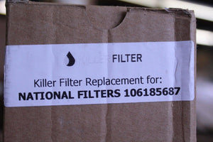 Discount clearance closeout open box and discontinued Killer Filter | Killer Filter Replacement for NATIONAL FILTERS 106185687
