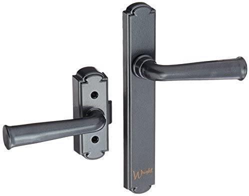 Discount clearance closeout open box and discontinued Wright Products | Lot of 3x Wright Products Washburn Style Surface Mount Storm Door latch in Slate - Heavy Duty