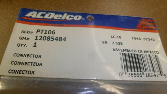 Discount clearance closeout open box and discontinued AC Delco Auto Parts | New ACDelco GM O2 Oxygen Sensor Repair Connector 1984-1993 Corvette 12085484