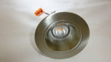 Discount clearance closeout open box and discontinued NICOR Lighting Fixtures | NICOR DLR2-10-120-3K-NK Nickel 2" 3000K LED Recessed Downlight