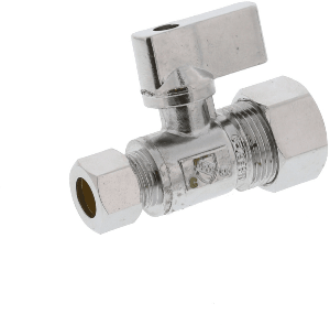 Discount clearance closeout open box and discontinued WORLD AND MAIN CRANBURY LLC Faucets , Shower , Plumbing Fixtures and Parts | Quarter Turn Ball Type 1/2" x 3/8" 1/4 Turn Straight Valve