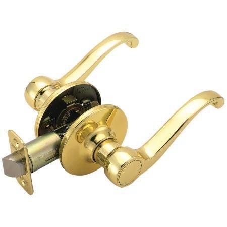Discount clearance closeout open box and discontinued Ultra Hardware | Ultra Lever, Passage/Hall/Closet Lever Door Handle in Polished Brass