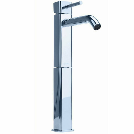 Cifial  224.101.625 Techno Quadra 25 Single Handle High Profile Faucet - Chrome