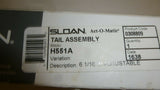 Sloan H551A 6-1/16" Conjunto de pieza de cola ajustable