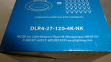 NICOR DLR4-27-120-4K-NK Níquel 4000K 9W 4 "Empotrable Downlight Kit de actualización