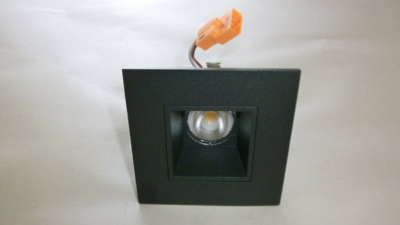 NICOR DQR2-10-120-3K-BK Downlight encastré à DEL carré 2 