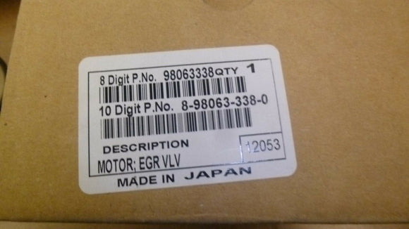 GM OEM Egr System-Motor 98063338