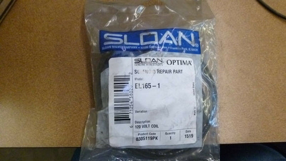 Sloan EL165-1 Solenoid 120 Volt Coil 0305119PK