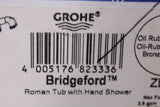 Grohe - 25080ZB0 - Bridgeford Roman Tub Filler With Personal Hand Shower