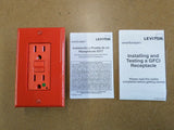 Leviton N7599-HFR 15A 5-15R 125V Red GFCI GFI