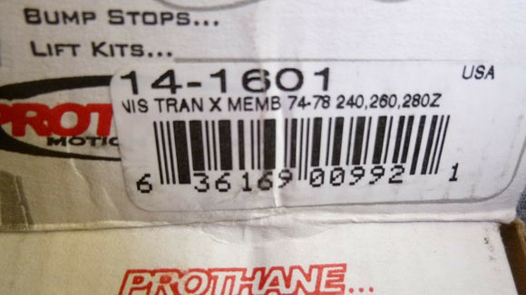 Prothane 14-1601 Red Trans X-Member Kit