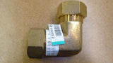 Anderson 750065-14 Tube Union Elbow, 90 deg, 7/8 in, Compression, 75 psi, Brass,