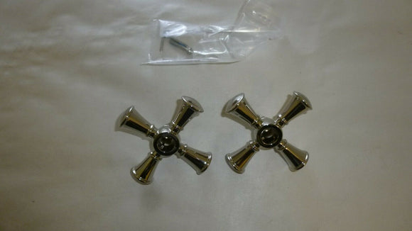 Pfister HHL-049TBD Polished Nickel Tisbury Bathroom Faucet Cross Handles