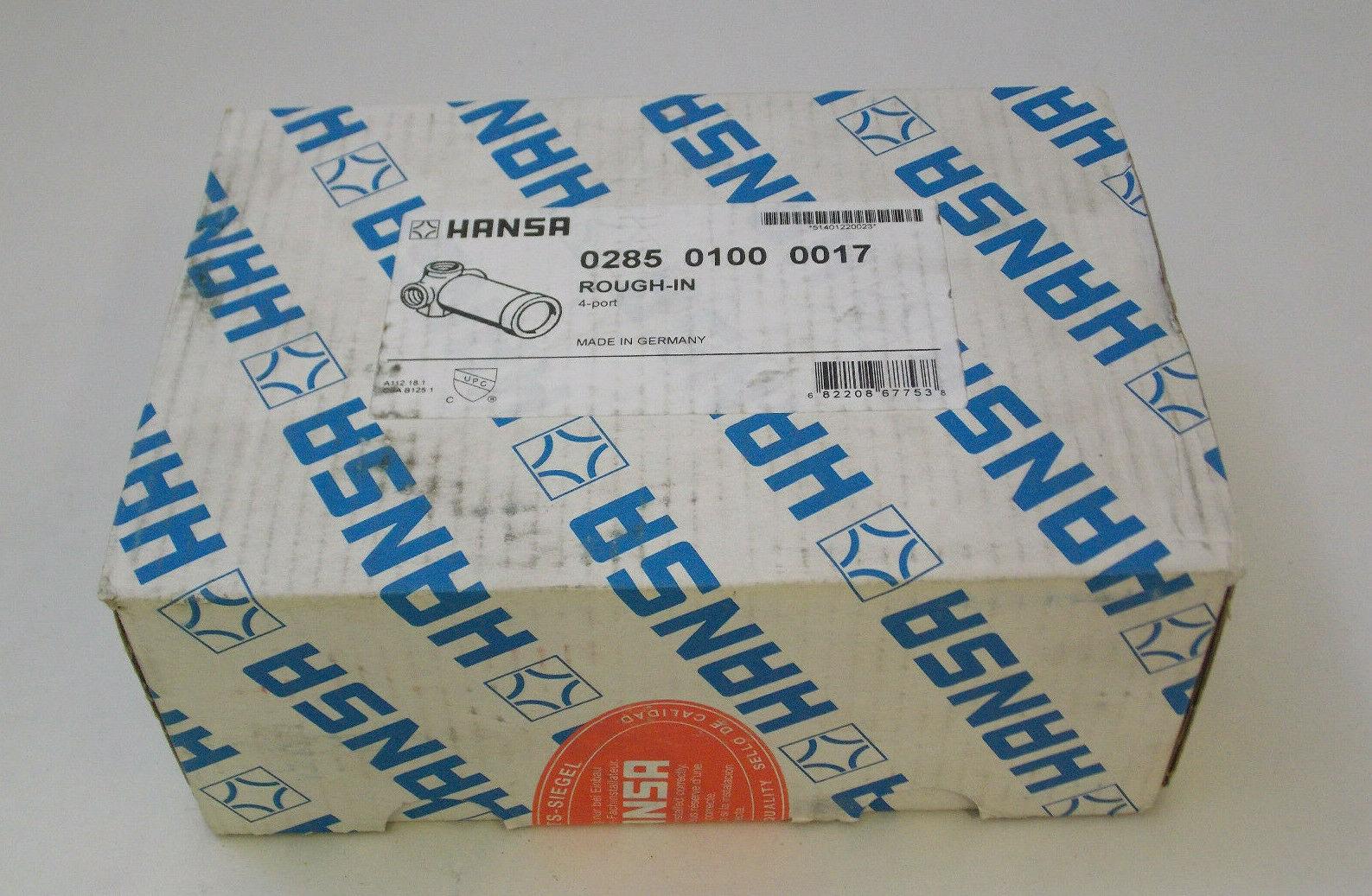 HANSA 0285 0100 0017  Multi Port Diverter Rough In Valve 3/4