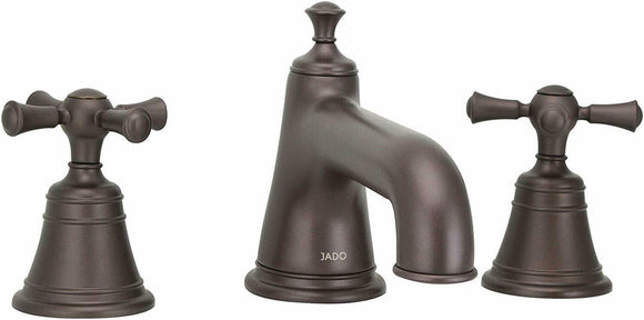 Jado 842/003/105 Hatteras Widespread Lavatory Faucet with Low Spout Old Bronze
