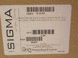 Sigma 18.30.063 Rough Pressure Balanced Shower X Soupape de douche