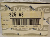 Ives 325 A3 Magnetic Catch Bright Brass (Base Aluminum) -  (Box 0f 20)