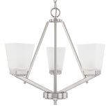 Capital Lighting 414431BN-334 Baxley 3 Light Chandelier - Brushed Nickel