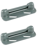 Ultra Hardware 41000 Storm Door Lock Keeper - Aluminum Quantity Of 2