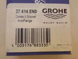 GROHE 27414EN0 Relexa 5-5/8" Tubular Shower Arm and Flange, Brushed Nickel