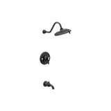 Moen TS32104EPBL Weymouth Posi-Temp Tub y Tino Ducha, Negro Matte