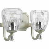 Progress Lighting P300117-134 2-Light 14"W Bathroom Vanity Light, Silver Ridge