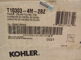 Kohler T10303-4M-2BZ Kit de trim pour volume de volume, bronze à l'huile frottée