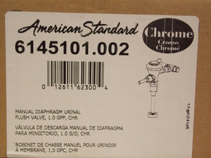 Estándar estadounidense 6145101.002 Ultima 1 GPF Flushometer Urinal Manual, Chrome