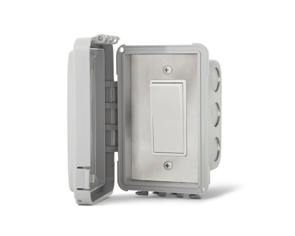 Infratech  Single Duplex Switch Flush Mount and Gang Box 14-4310