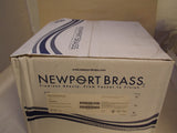 Newport Brass 3-2534bp/04 Tobado de ducha de presión equilibrada Juego en PVD de latón satinado