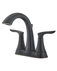 Pfister LG48-WR0Y Weller 2-Handle 4" Centerset Bathroom Faucet, Tuscan Bronze