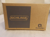 Schlage F10 PLY 622 Agregar salón y cañón de puertas de juego de bloqueo de armario, bronce envejecido