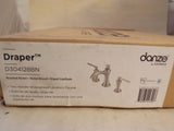 Danze by Gerber D304128bn Draper Grey de baño extendido, níquel cepillado