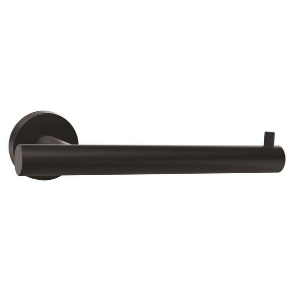 Amerock BH26540MB  Arrondi Single Post Toilet Paper Holder In Matte Black