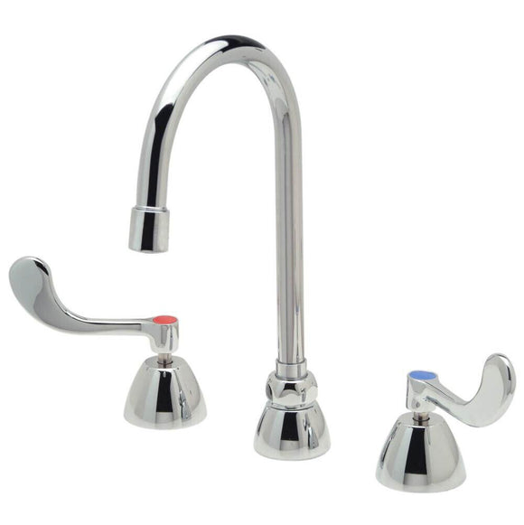 Zurn Z831B4-XL-ICT-18F Vandal-Resist Widespread Gooseneck Faucet , Chrome