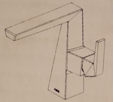 Delta 643-SS-DST Trillian Single Handle Mid-Height Bathroom Faucet in Stainless