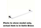 Newport Brass 18'' Towel Bar 2020-1230/04 Cube 2 , Satin Brass PVD