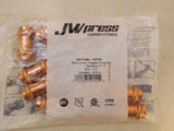 JW Press 50155 1/2" Double Press Copper Coupling No-Stop (Pack of 10)