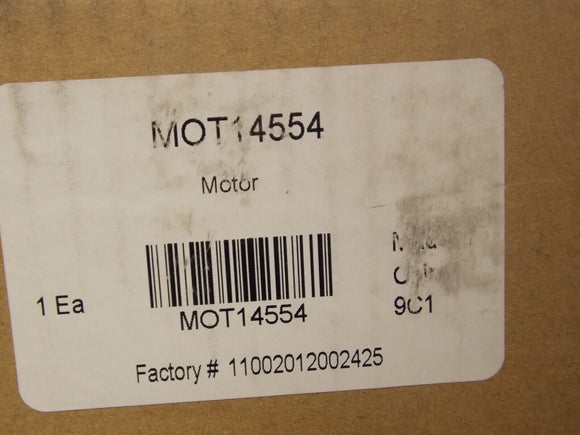 MOT14554 208-230V 1/6Hp Condenser Motor For Trane 260 HZ Deep Groove
