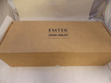 Emtek Orion 4816US4 CYL Keyed Entry Handset 2-3/8" Backset LH  , Satin Brass