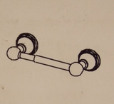 DXV Ashbee Porte-toile de toilette en laiton D35101230.144, nickel brossé