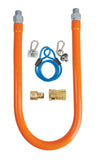 BK Resources 3/4" Inner Diameter 48" Gas Hose Connection Kit No. 2